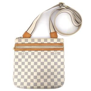 Louis Vuitton Pochette Bosphore Crossbody Bag Damier Azur